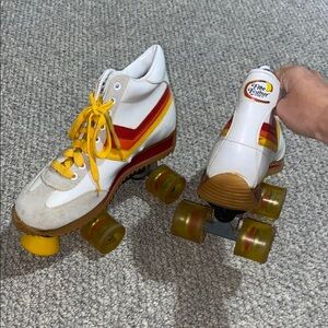 California Free Former 1970’s Skates GVC, Original Laces and Soles
Size 7 W, 5 M